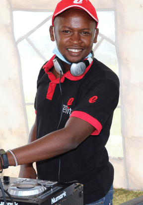 Dj Kahos on the decks at an event in Nairobi